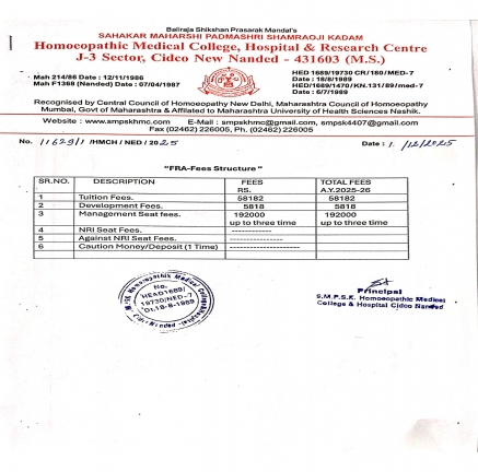 FRA-Free Structure 2025-2026